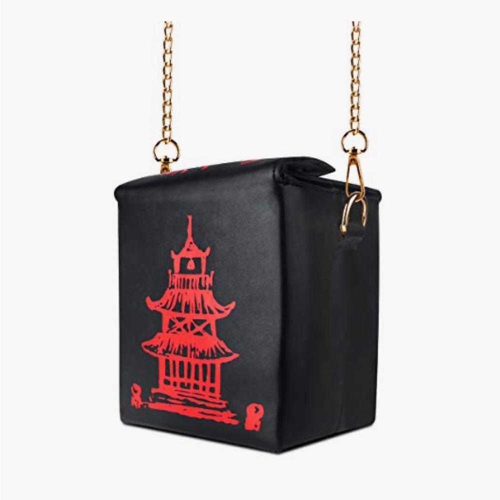 Chinese Pagoda Thank You Takeout Box Novelty Bag - Picture 4 of 8